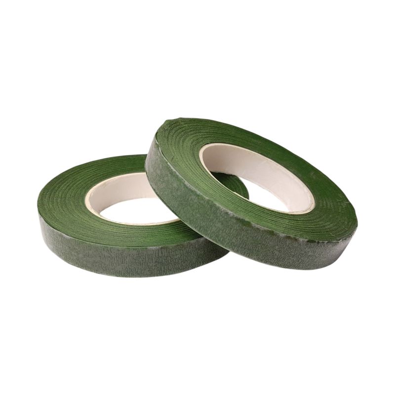 2pc 12mm x 30yd Floral Tape Dark Green