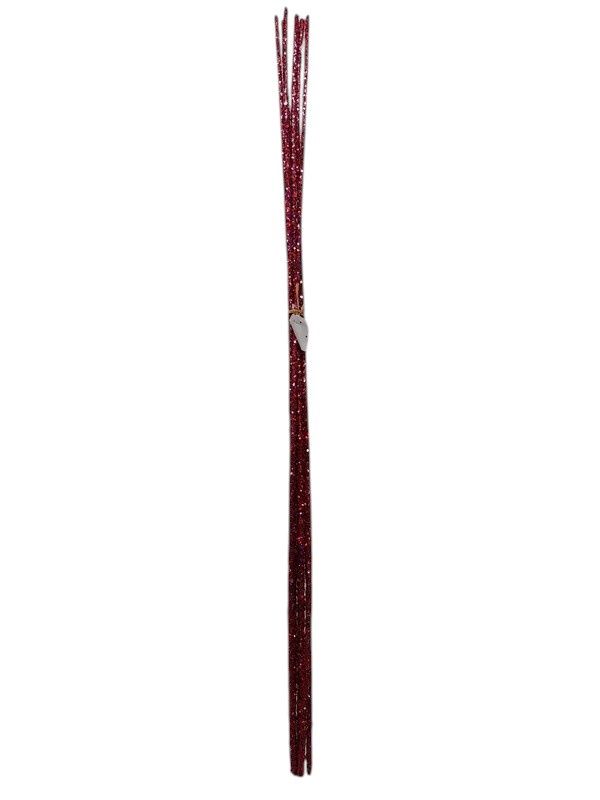 *43" 6pc Glitter Twig Bundle Red
