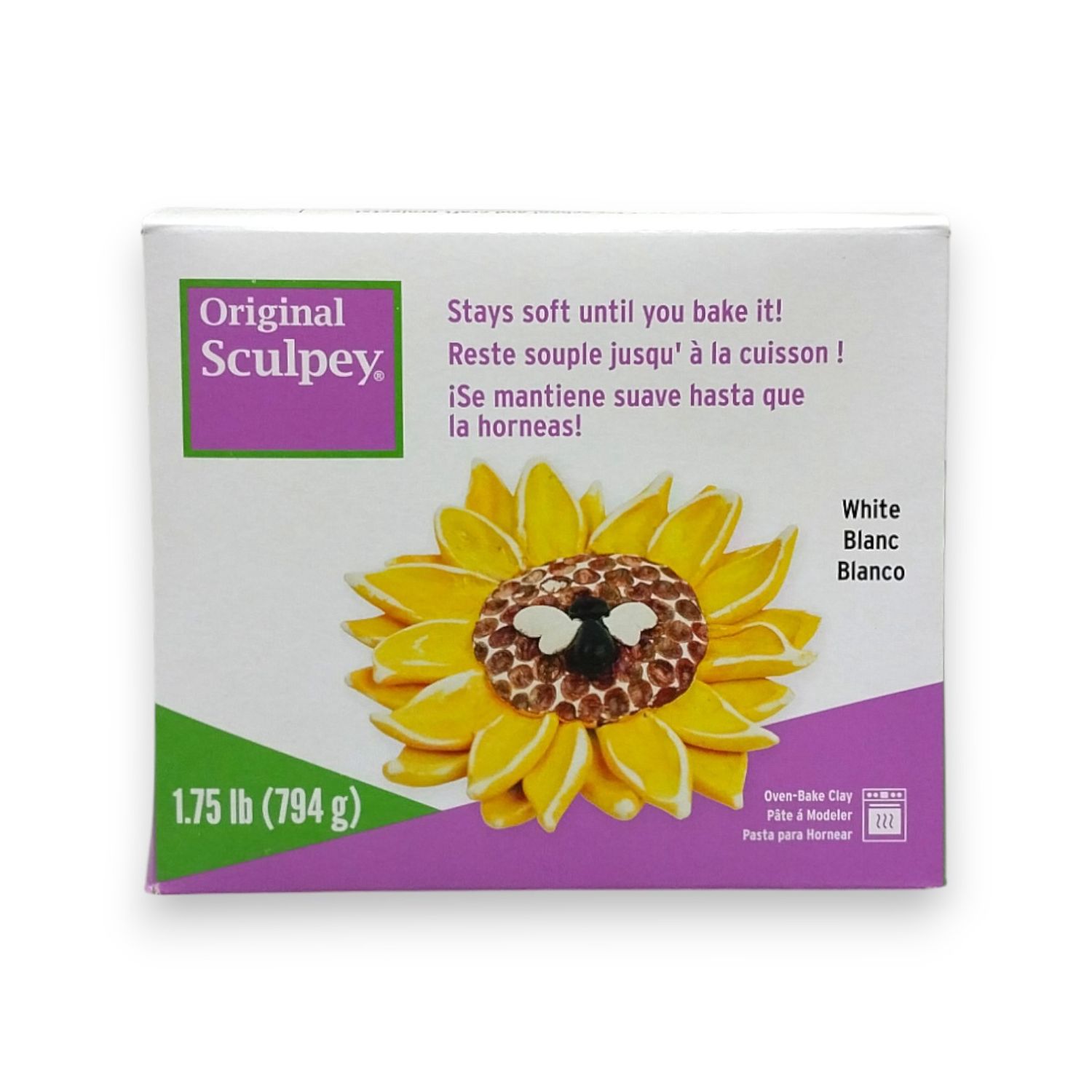1.75lb Sculpey Original Polymer Clay White