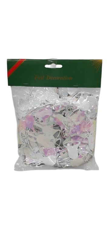 *25&#39; Bell Garland Opal White