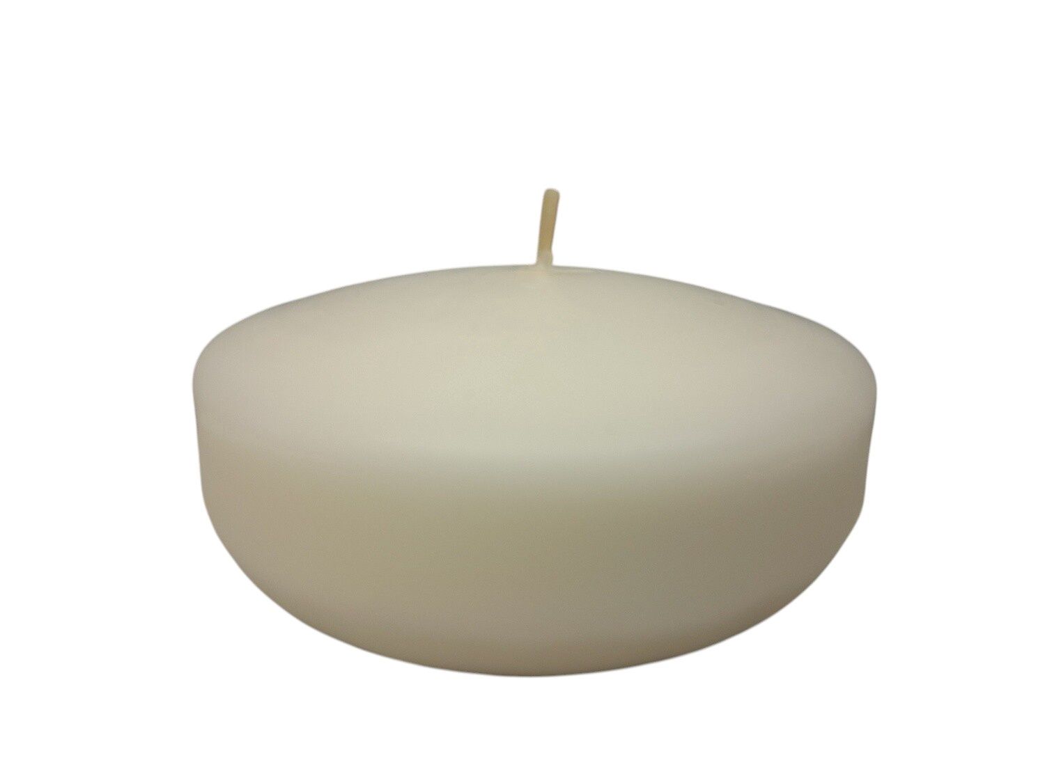 6pc 3" Floating Candle White