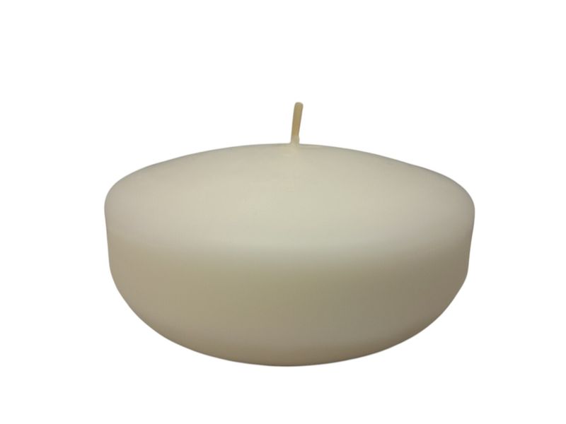 6pc 3" Floating Candle White