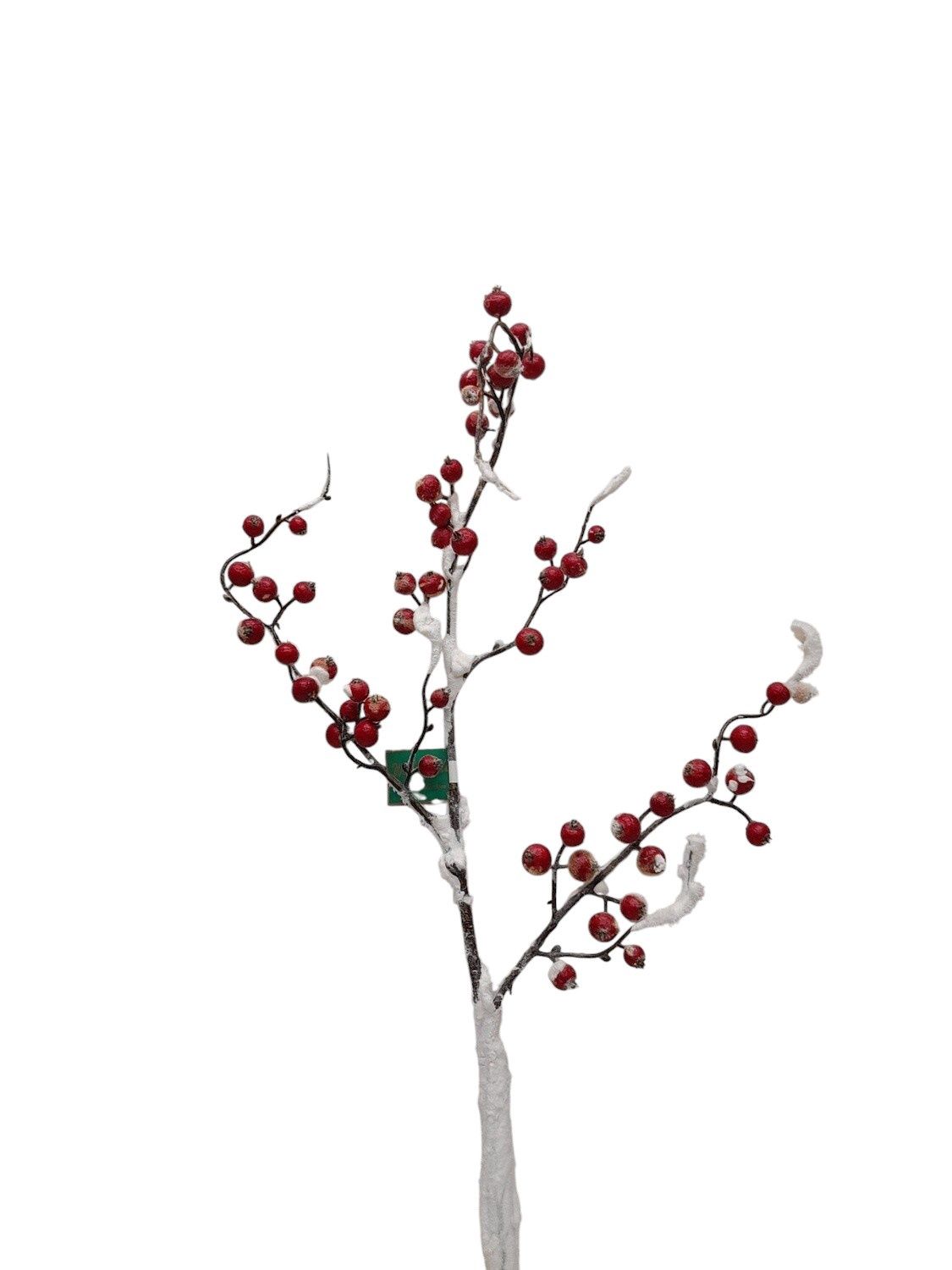 26" Snowy Berry Spray Red