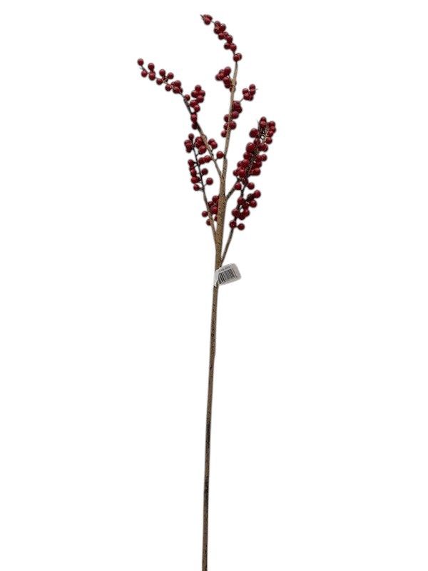 39.5" Berry Twig Spray Red