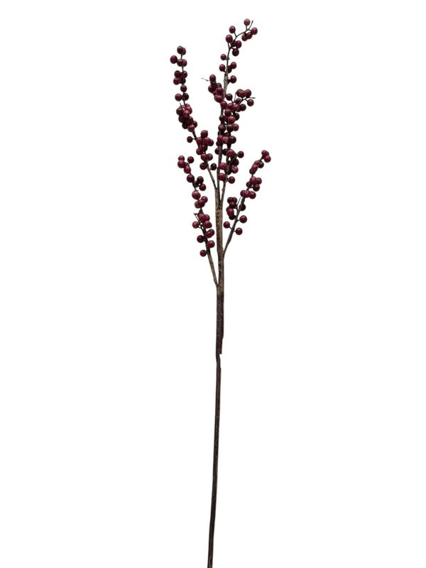39.5&quot; Berry Twig Spray Wine