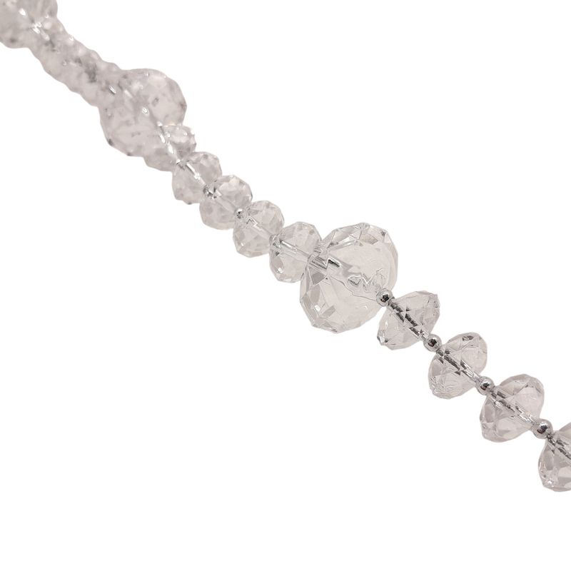6&#39; Acrylic Flat Bead Garland Crystal