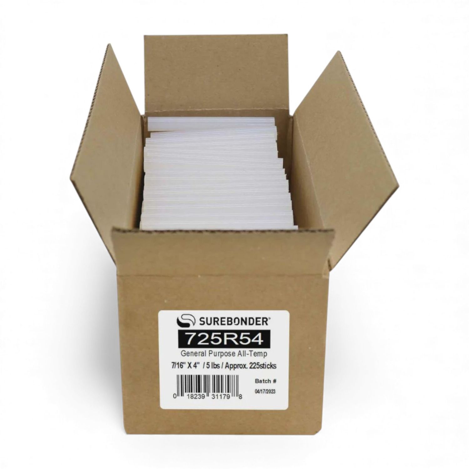 5lb 4" Full Size Hot Glue Sticks  All Temp Clear