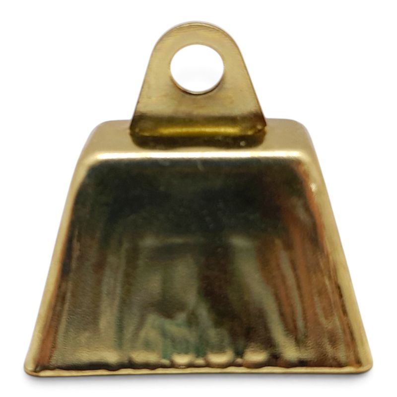 1" Cow Bells Gold 3pc