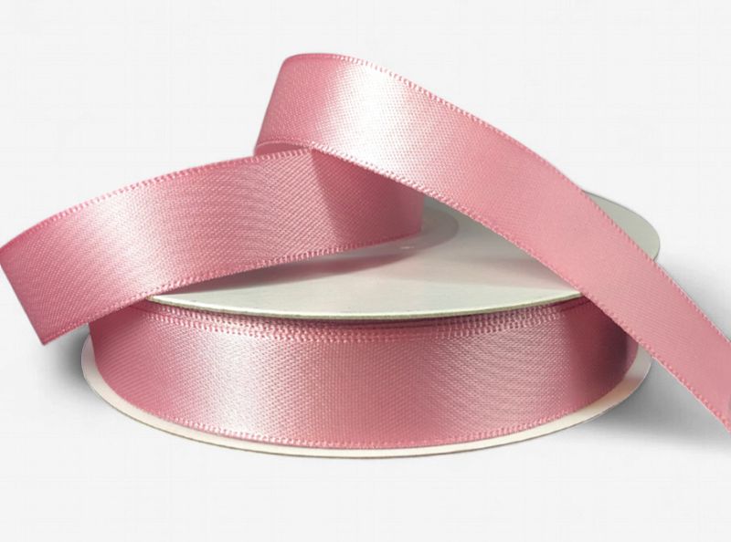 5/8"x25yd Double Faced Satin Mauve