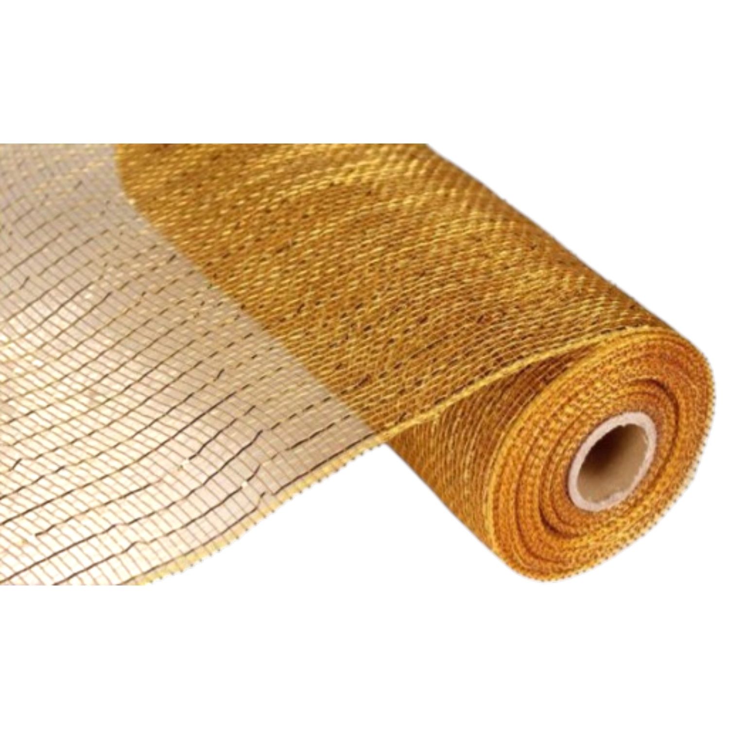 10"x10yd Metallic Deco Mesh Gold