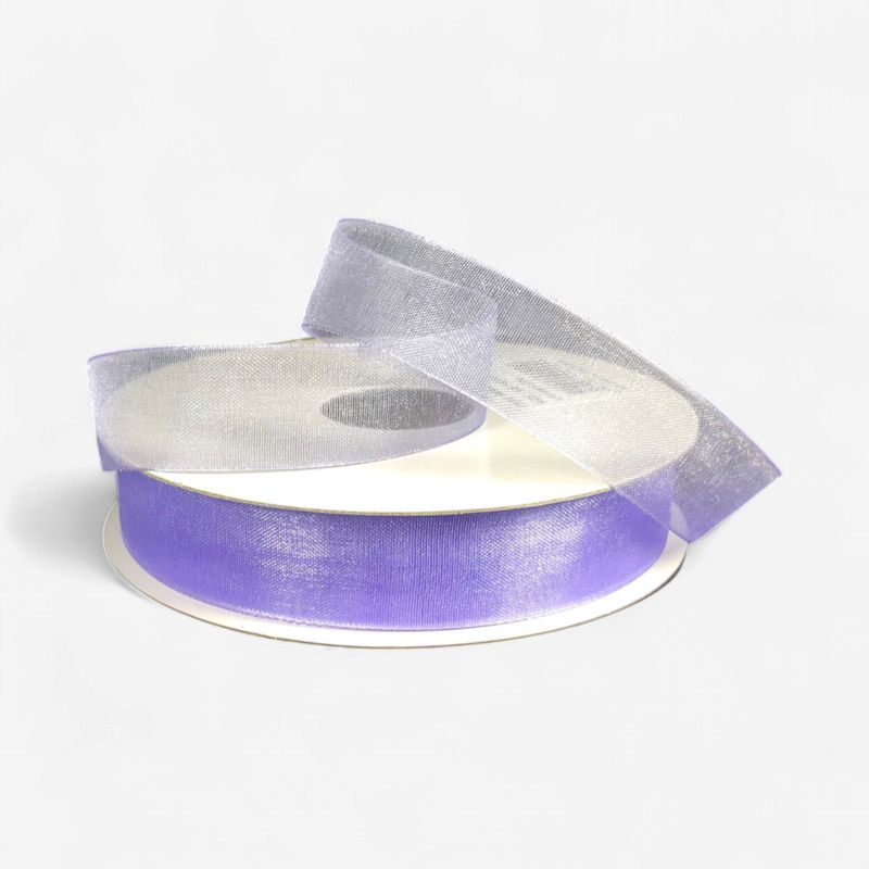 5/8"x25yd Organza Ribbon Iris