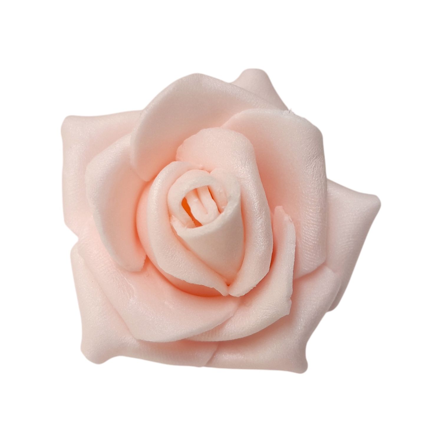 12pc 1.75" Foam Rose Heads Pink