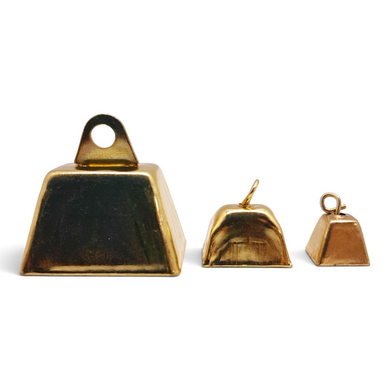 Cow Bells Gold 6pc