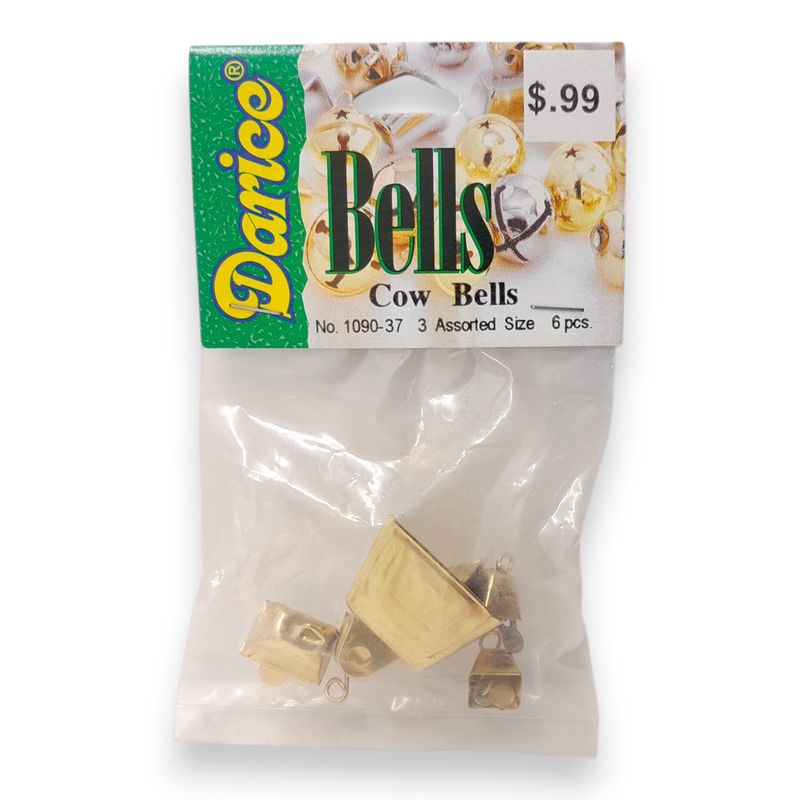 Cow Bells Gold 6pc
