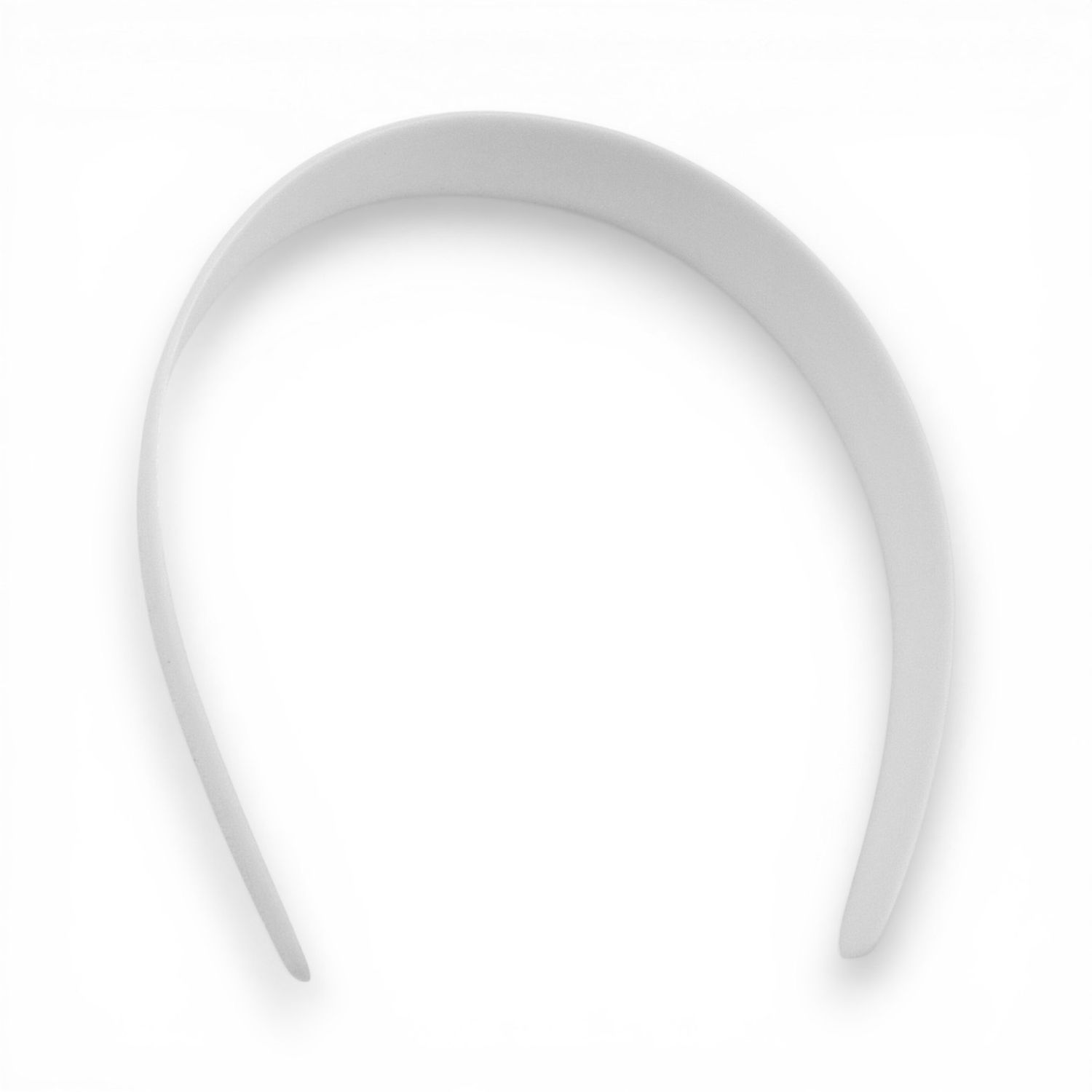 1" Headbands White 12pc