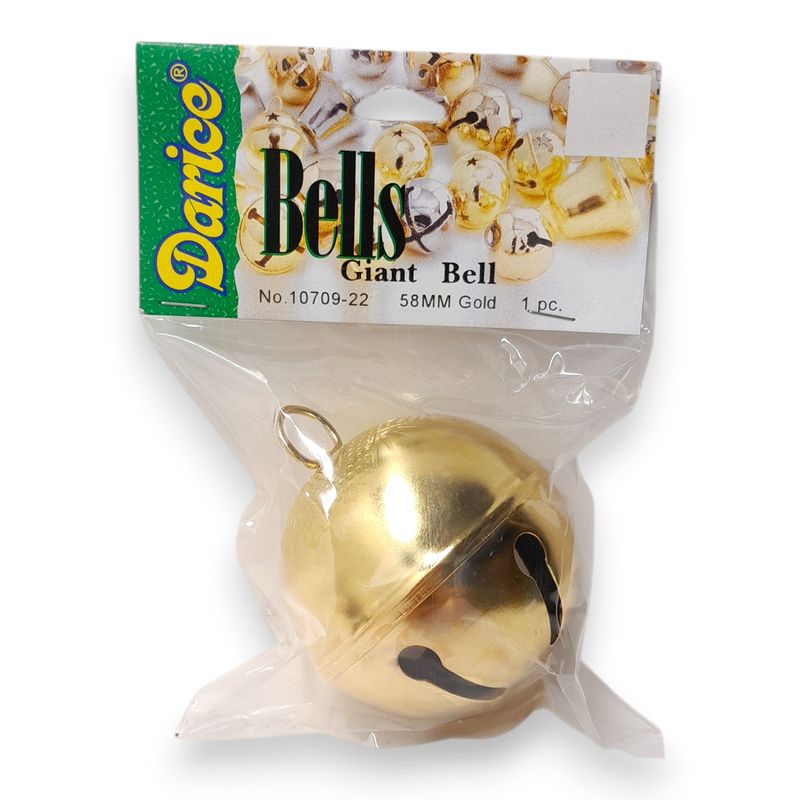 58mm Jingle Bell Gold