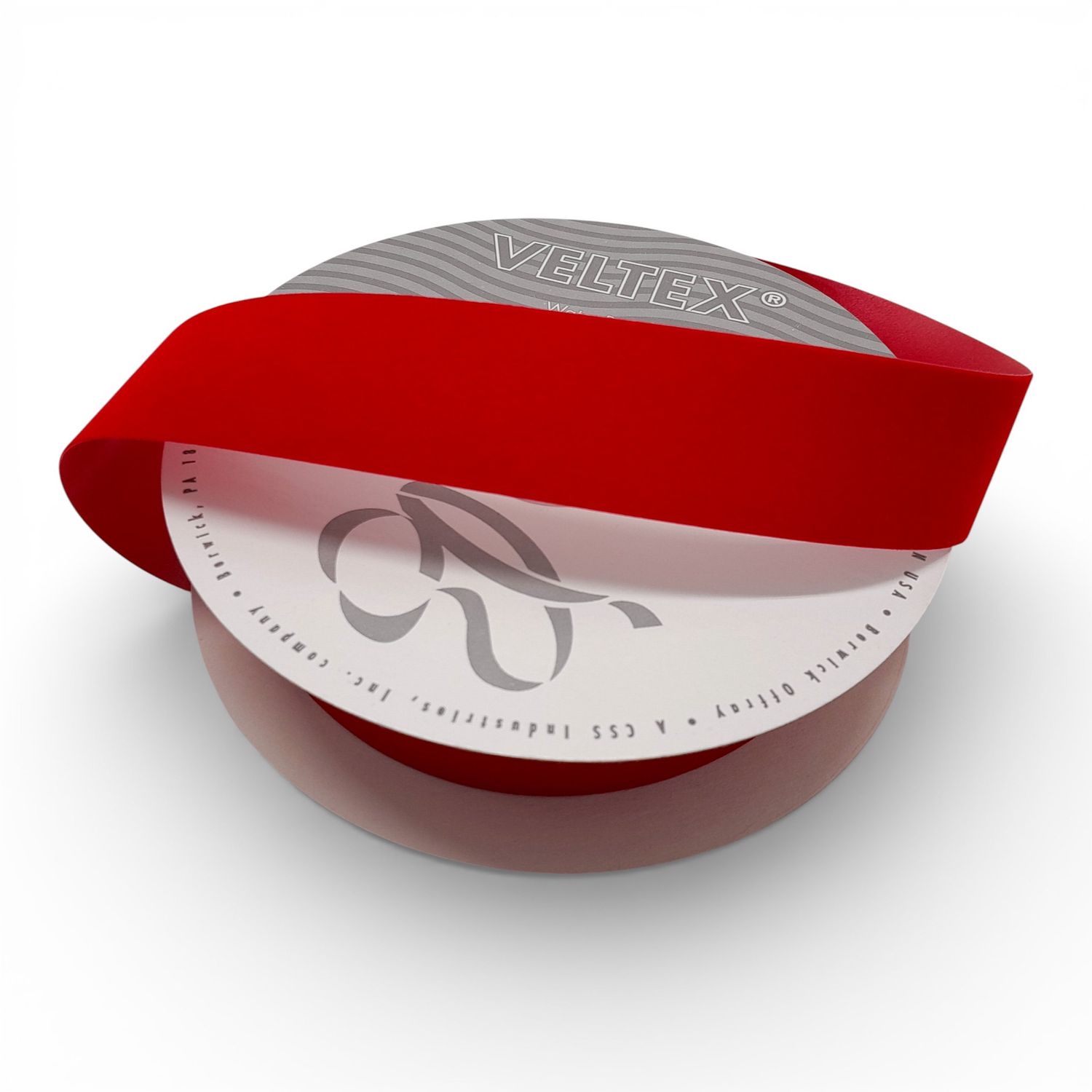 1.5"x25yd Velvet Ribbon Red
