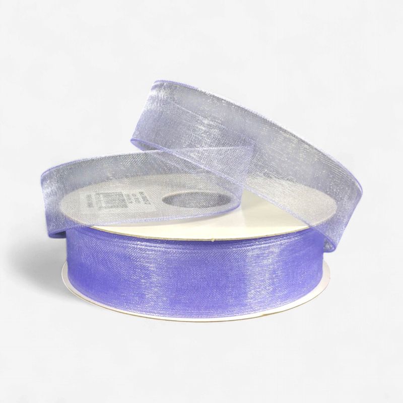 7/8"x25yd Organza Ribbon Iris