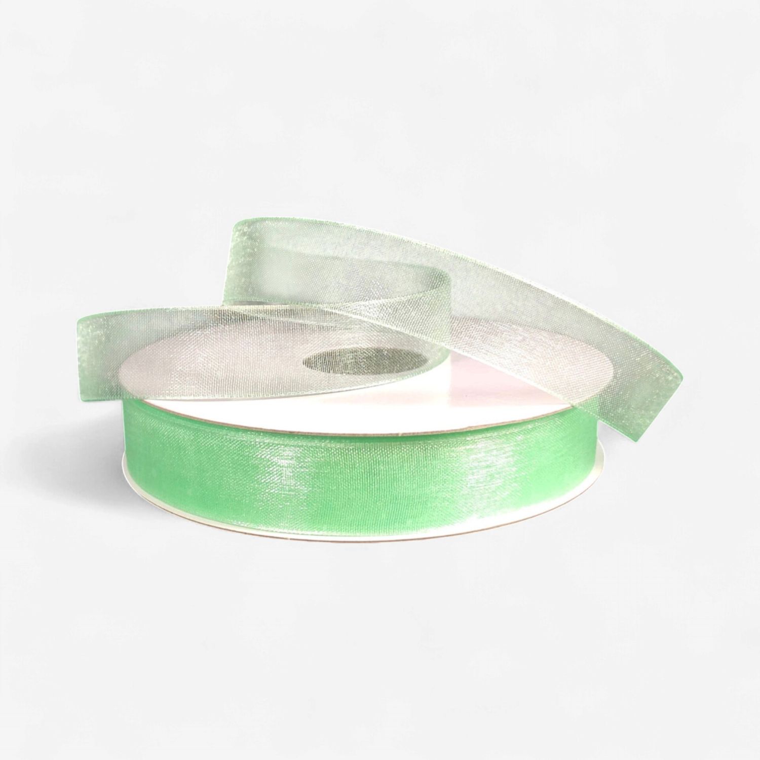 5/8"x25yd Organza Ribbon Mint