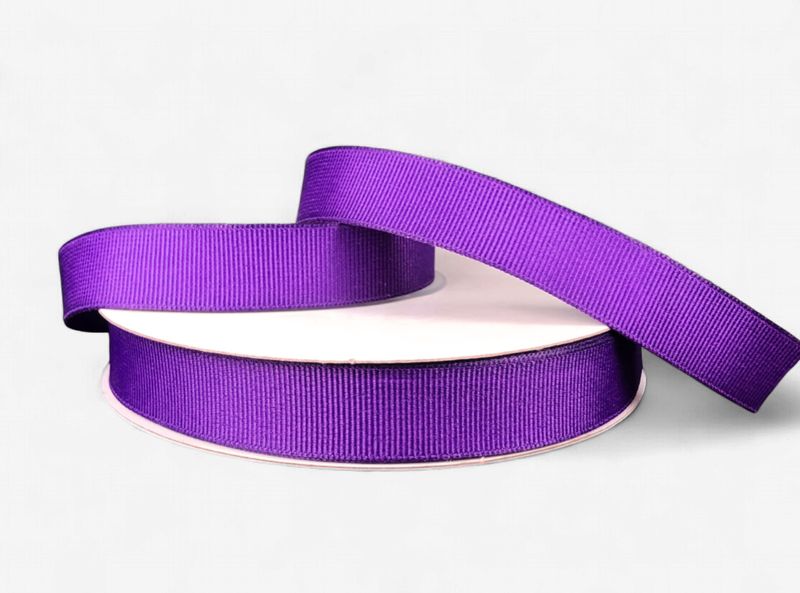 5/8"x25yd Grosgrain Eggplant