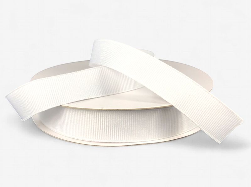 5/8"x25yd Grosgrain White