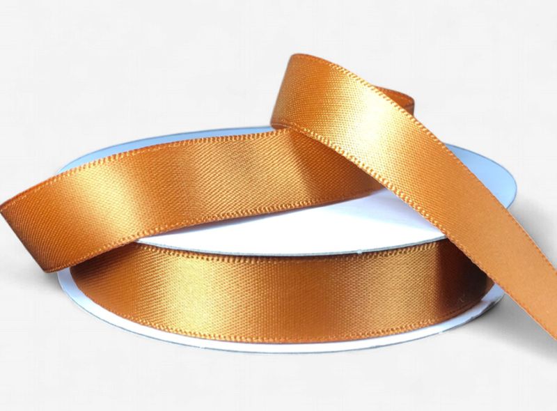 5/8"x25yd Double Faced Satin Copper