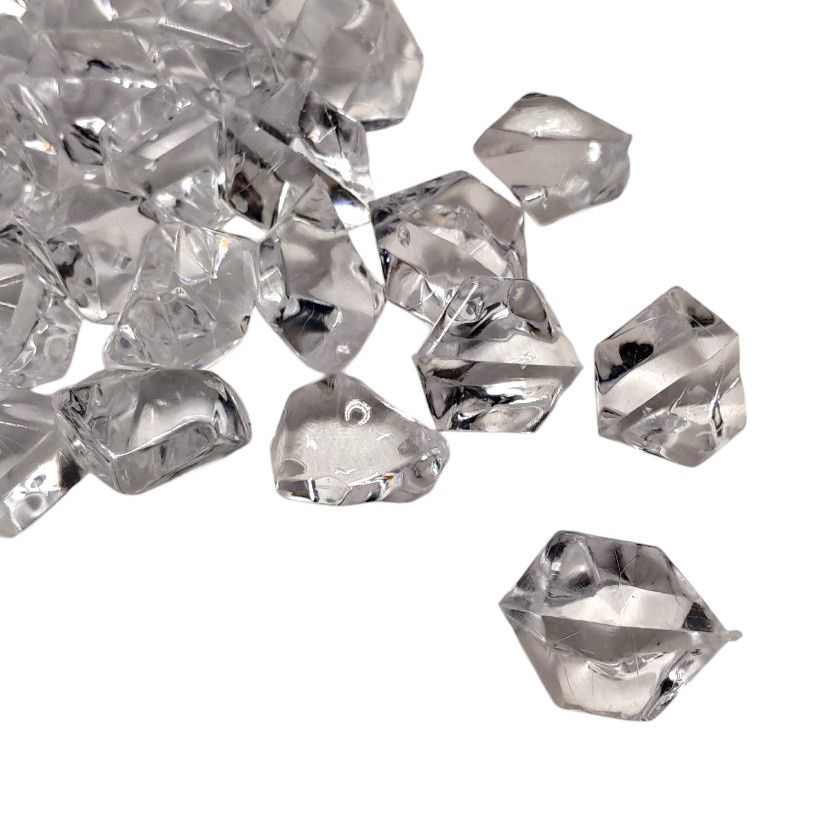 1lb 2.5cm Acrylic Rocks Clear