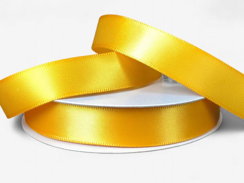 5/8"x25yd Double Faced Satin Sunflower