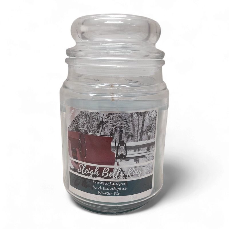 18oz Jar Candle Frosted Juniper/Iced Eucalyptus
