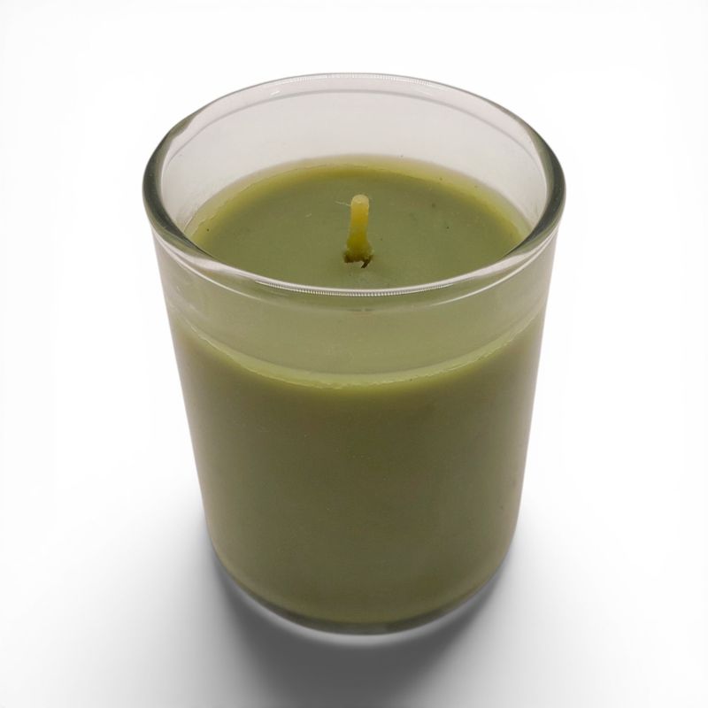 2.75oz Filled Votive Green