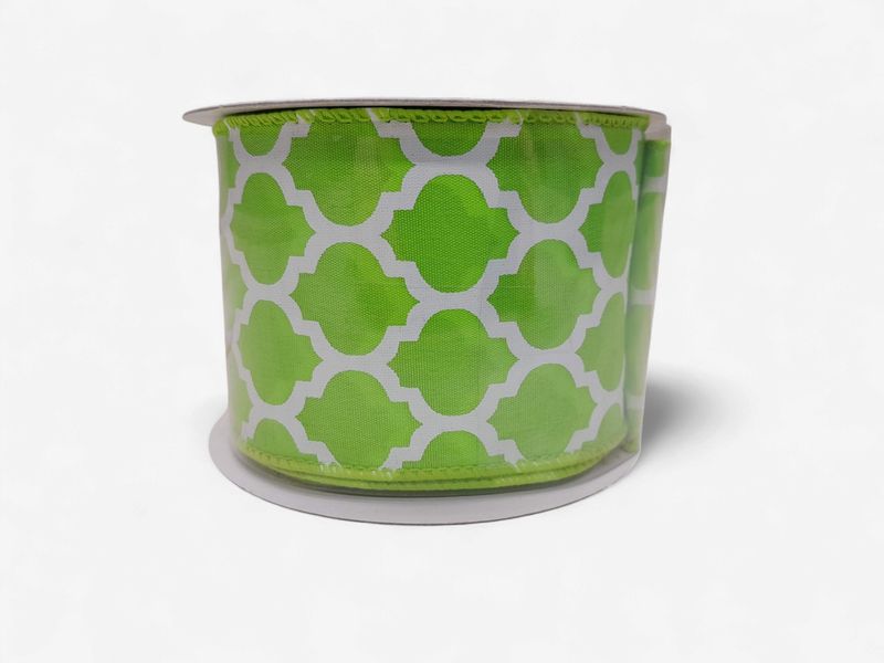 2.5"x10yd Big Lattice Green