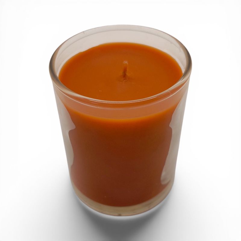 2.75oz Filled Votive Dark Peach Pumpkin Spice