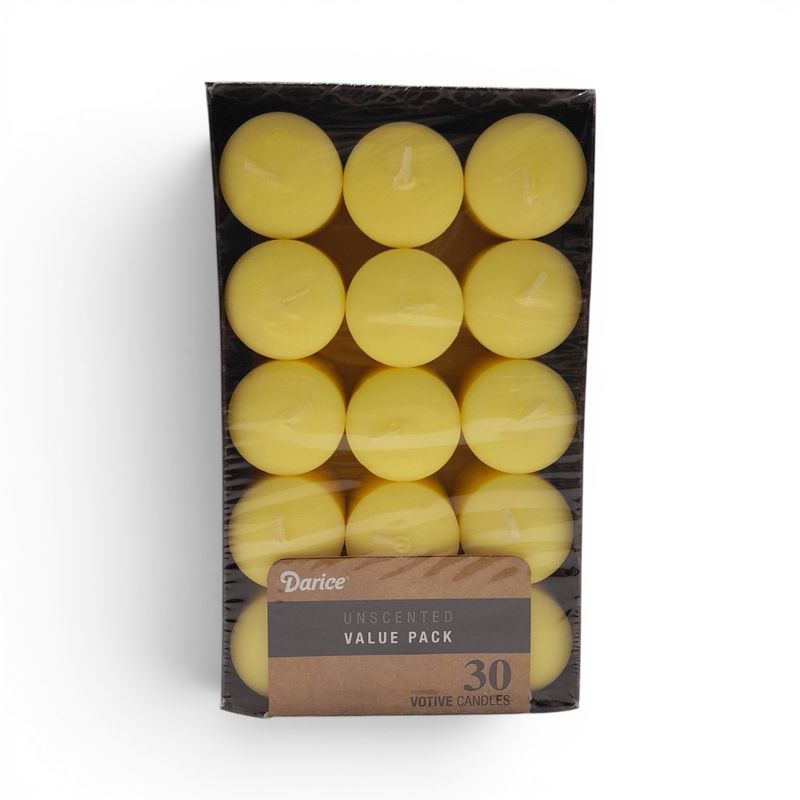 12 Hour Votives Unscented Ivory 30pc