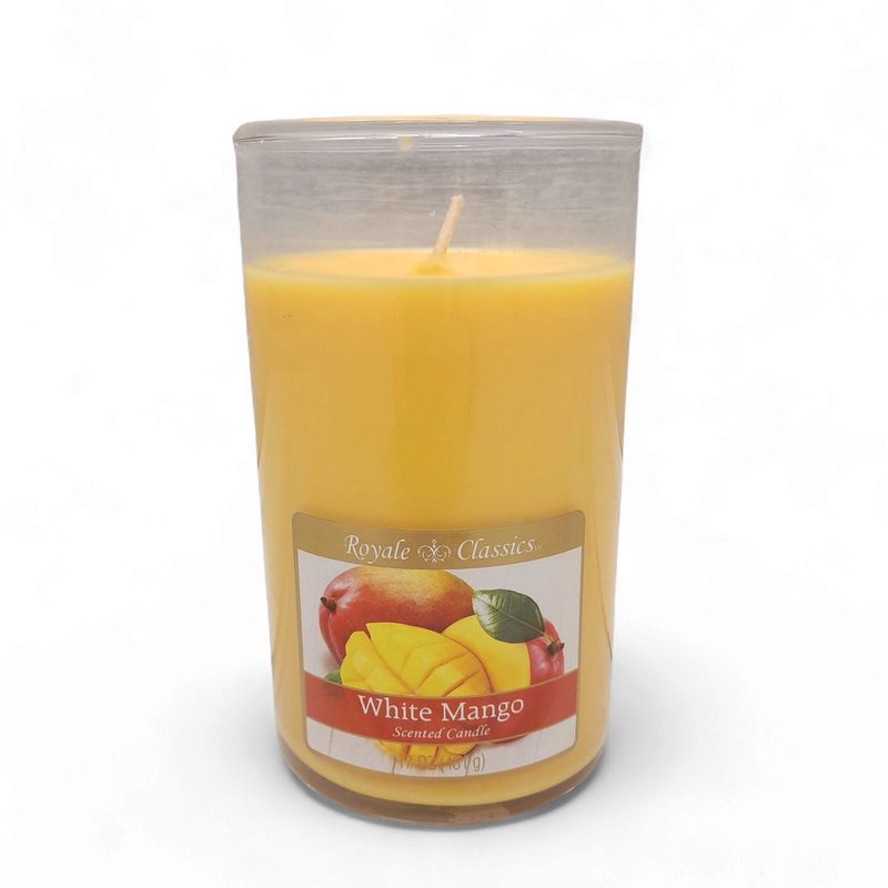 17oz Jar Candle White Mango