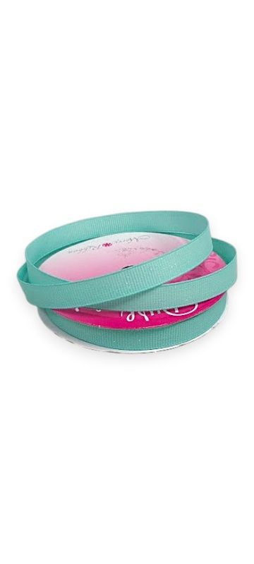 3/8"x8yd Grosgrain Ribbon Aqua