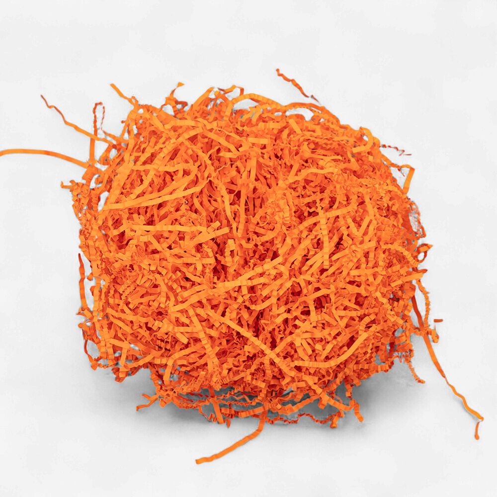 2oz Crinkle Paper Shreds Orange