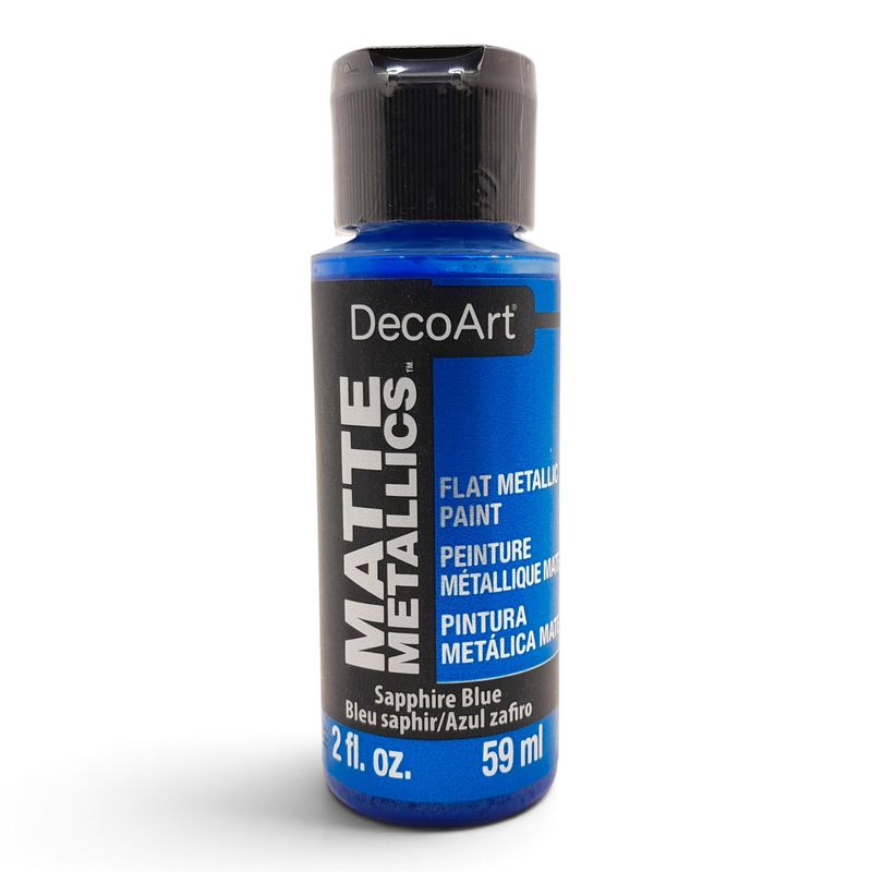 2oz Paint Matte Metallic Sapphire Blue