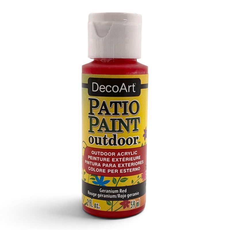2oz Patio Paint Geranium Red