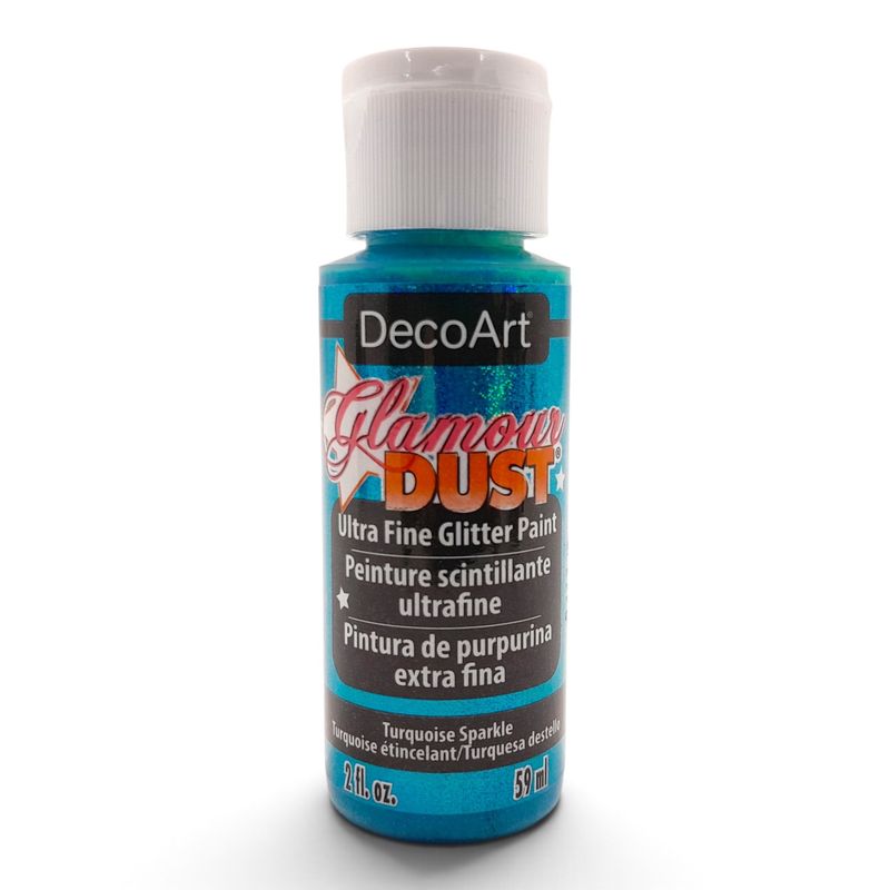 2oz Ultra Fine Glitter Paint Turquoise