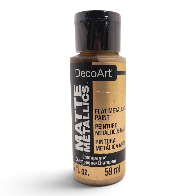 2oz Paint Matte Metallic Champagne