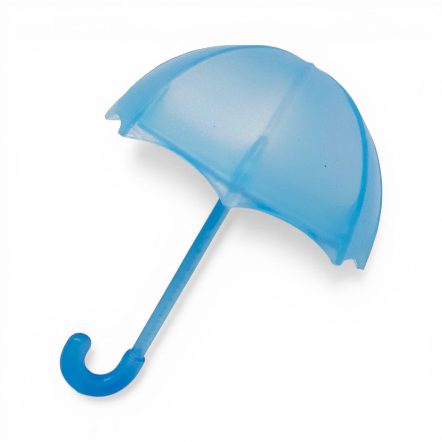 4" Umbrella Box Clear/Blue 12pc