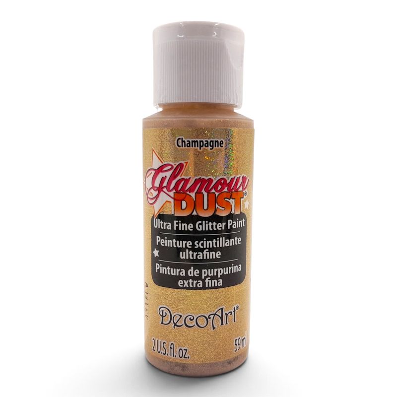 2oz Ultra Fine Glitter Paint Champagne