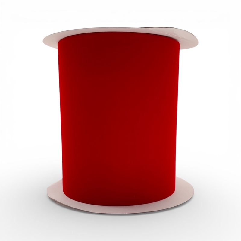 6"x20yd Velvet Ribbon Hot Red