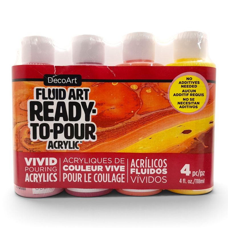 4oz Acrylic Pouring Kit Sweet Treat 4pc