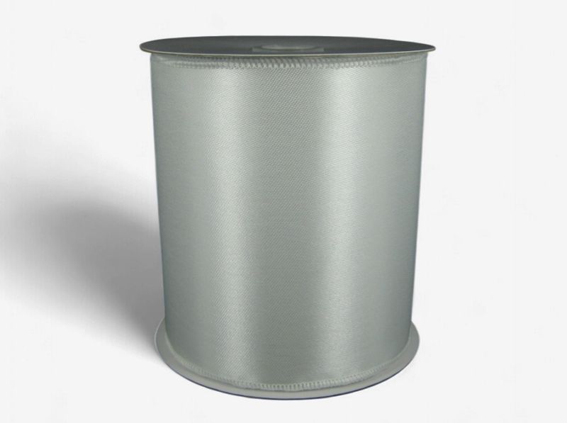 4"x10yd Wired Satin White