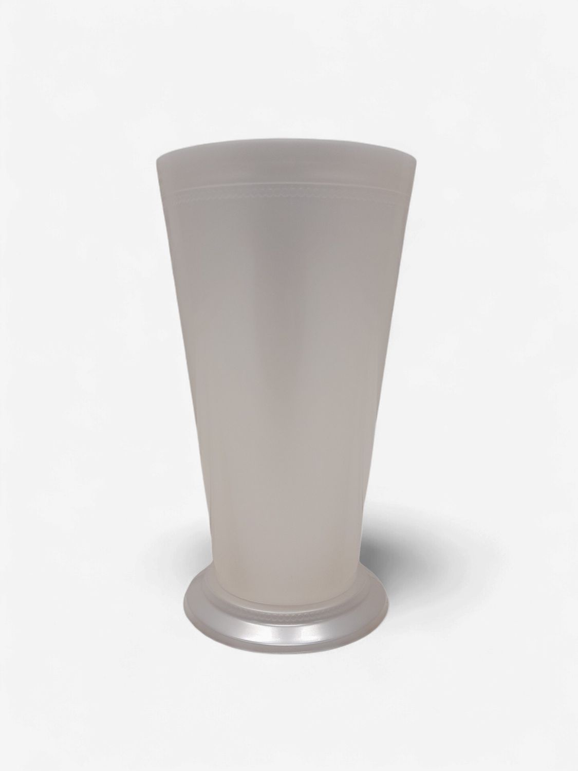7.5" Mint Julep Vase Pearl White (Plastic)
