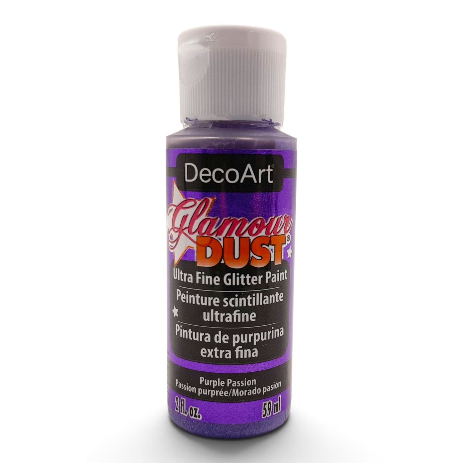 2oz Ultra Fine Glitter Paint Purple Passion