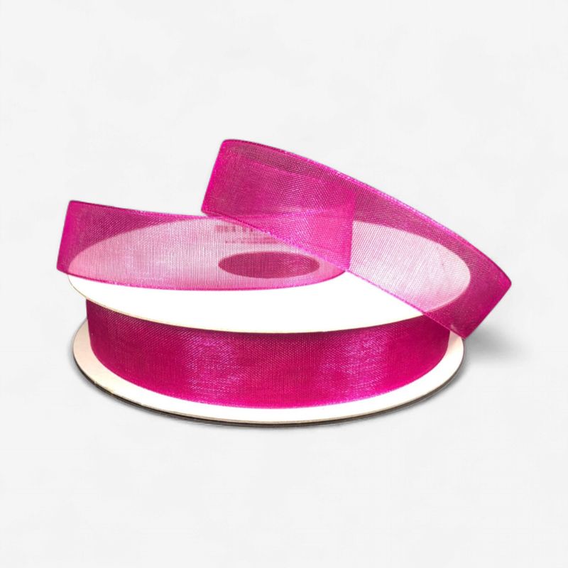 5/8"x25yd Organza Ribbon Azalea