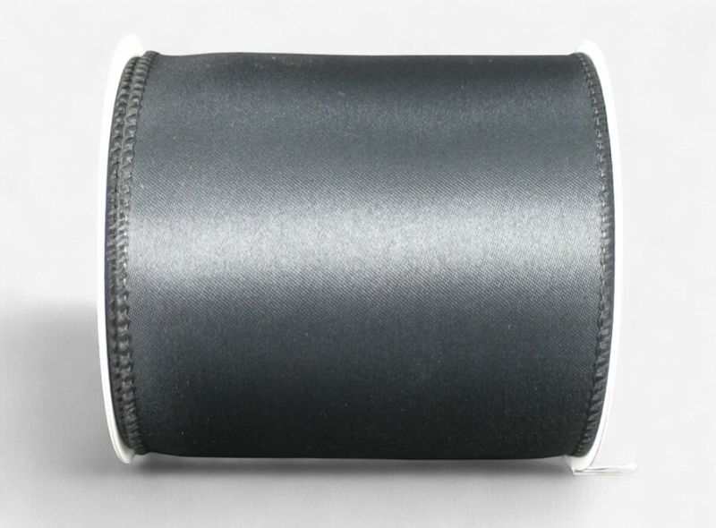 4"x10yd Wired Satin Black
