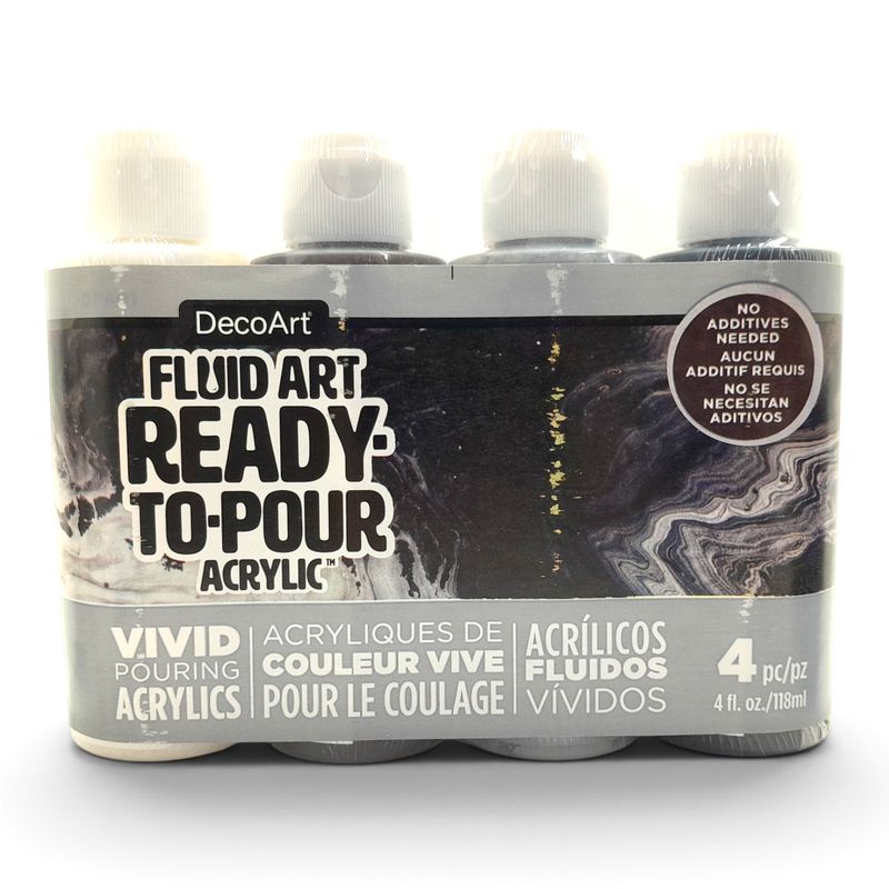 4oz Acrylic Pouring Kit Neutral 4pc